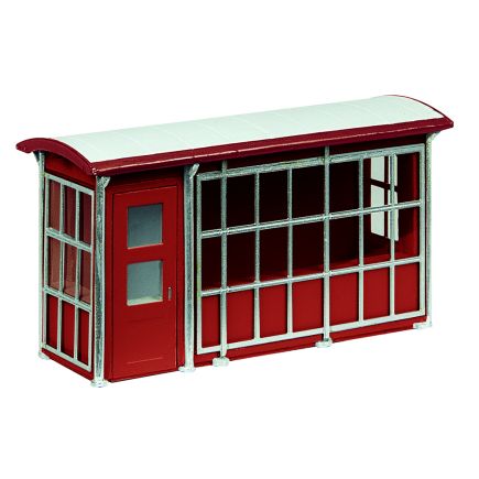 Bachmann 44-0545A OO Gauge Metal Platform Shelter Red