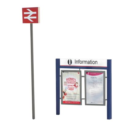 Bachmann 44-548 OO Gauge Station Signage Set