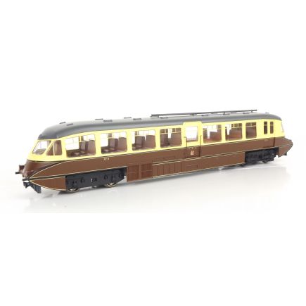 Dapol 4D-011-004-SH OO Gauge GW Streamlined Railcar No.8 GW Chocolate And Cream Twin Cities