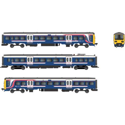 Dapol 4D-323-004S OO Gauge Class 323 3 Car EMU First North Western Barbie Northern Branding DCC Sound Fitted
