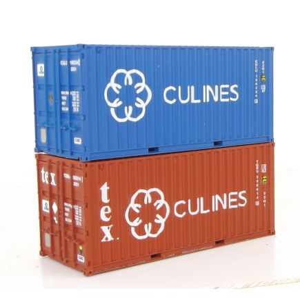 Dapol 4F-028-172 OO Gauge Twin Pack 20t Containers Culines 190334 2/ TBGU 350365 8