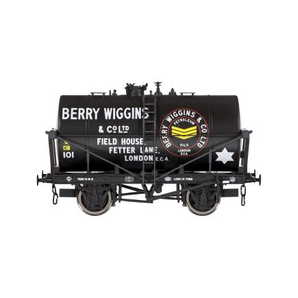 Dapol 4F-059-005 OO Gauge 14 Ton Class B Tank Wagon Berry Wiggins Black 101