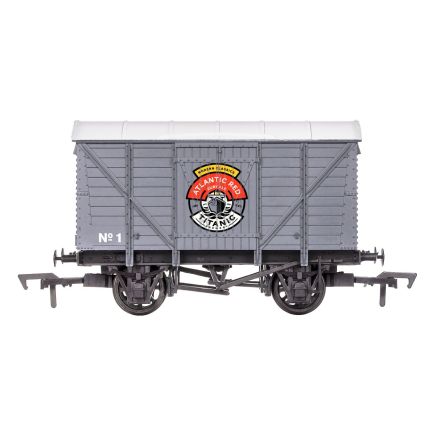Dapol 4F-012-075 OO Gauge 12 Ton Ventilated Van Titanic Brewery Atlantic Red