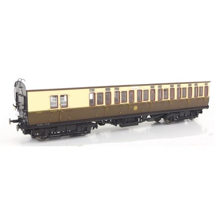 Dapol 4P-020-301 OO Gauge GWR Toplight Brake Third Coach GW Shirtbutton 3753