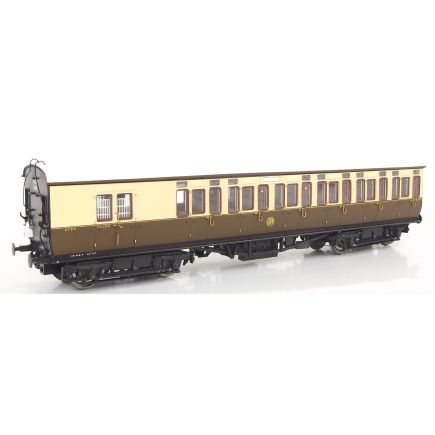 Dapol 4P-020-302 OO Gauge GWR Toplight Brake Third Coach GW Shirtbutton 3754