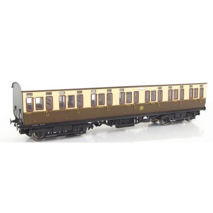 Dapol 4P-020-321 OO Gauge GWR Toplight Composite Coach GW Shirtbutton 7907