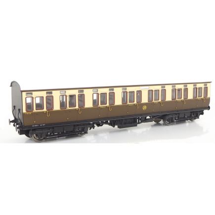 Dapol 4P-020-322 OO Gauge GWR Toplight Composite Coach GW Shirtbutton 7908