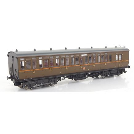 Dapol 4P-020-402 OO Gauge GWR Toplight Brake Third Coach GW Brown 3756