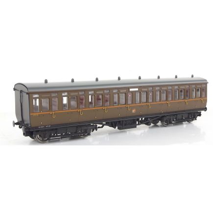 Dapol 4P-020-412 OO Gauge GWR Toplight Third Class Coach GW Brown 3910