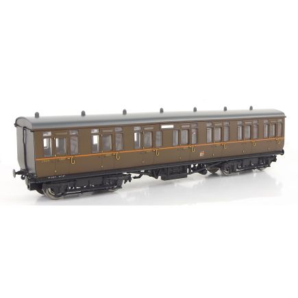 Dapol 4P-020-421 OO Gauge GWR Toplight Composite Coach GW Brown 7909