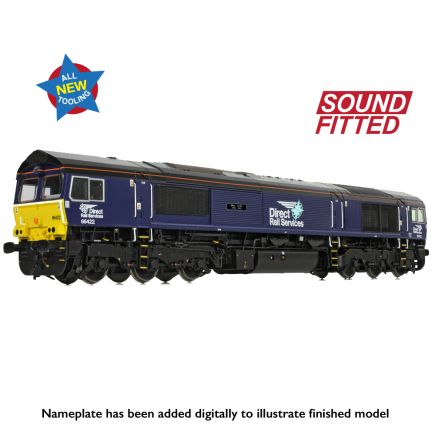 Bachmann 50-010SF OO Gauge Class 66/4 66422 'Max Joule 1958-1999' DRS Compass Small Logo DCC Sound Fitted