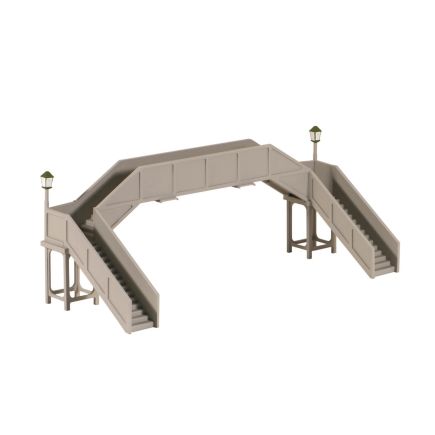 Ratio 517 OO Gauge Concrete Footbridge Plastic Kit