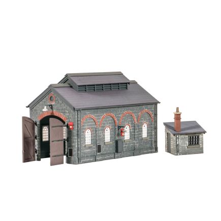 Ratio 522 OO Gauge Engine Shed Plastic Kit