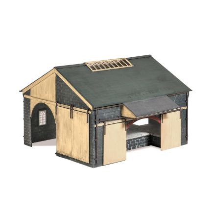 Ratio 534 OO Gauge Stone Goods Shed Plastic Kit