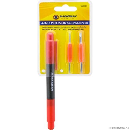 Marskman 54034C 4 In 1 Precision Screwdriver
