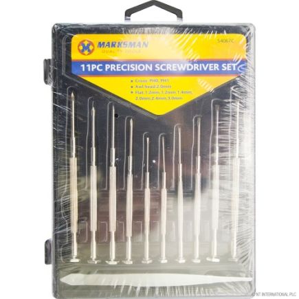 Marksman 54067C 11 Piece Precision Screwdriver Set