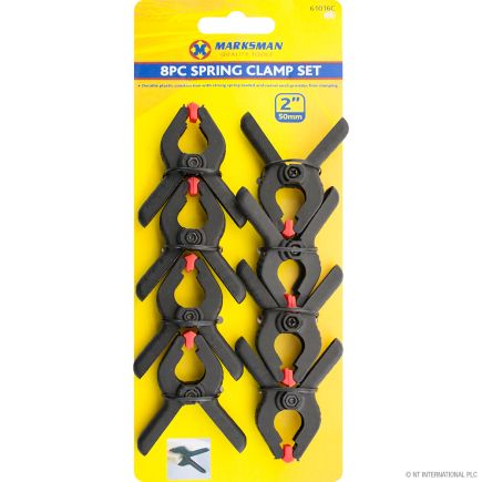 Marksman 61016C 8 Piece Spring Clamp Set