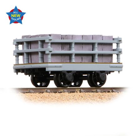 Bachmann 73-027A NG7 Dinorwic Slate Wagon with sides Grey With Load