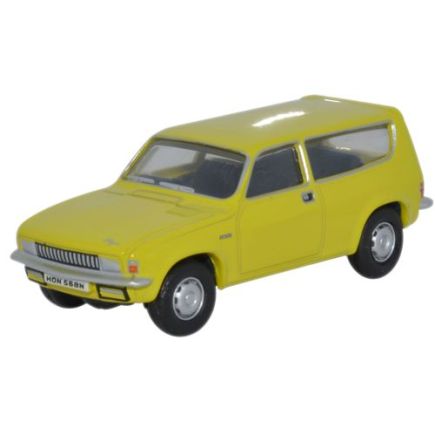 Oxford Diecast 76ALL001 OO Gauge Citron Yellow Austin Allegro Estate