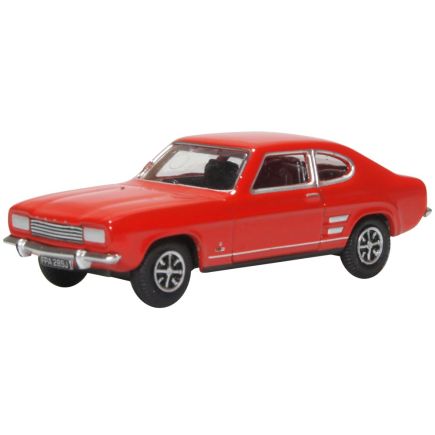 Oxford Diecast 76CP002 OO Gauge Ford Capri Mk1 Sunset Red