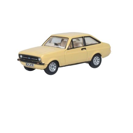 Oxford Diecast 76ESC005 OO Gauge Ford Escort Mk2 Sahara Beige