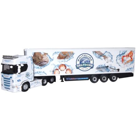 Oxford Diecast 76SNG001 OO Gauge Scania S Series Highline Fridge Whitelink Seafoods