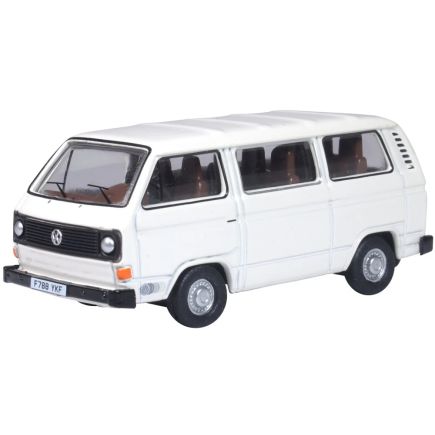 Oxford Diecast 76T25010 OO Gauge VW T25 Bus Pastel White