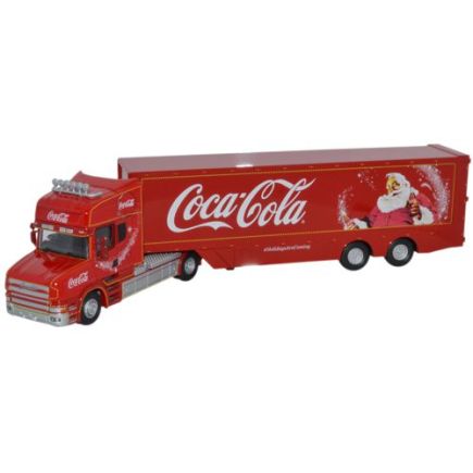 Oxford Diecast 76TCAB004CC OO Gauge Coca Cola T Cab Box Trailer