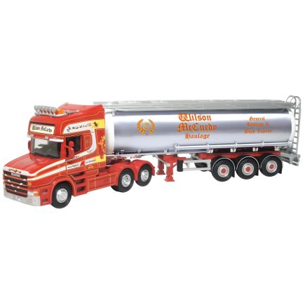 Oxford Diecast 76TCAB011 OO Gauge Scania T Cab Cylindrical Tanker Wilson McCurdy