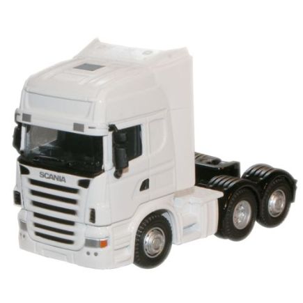 Oxford Diecast 76WHSCACAB OO Gauge Scania Cab White
