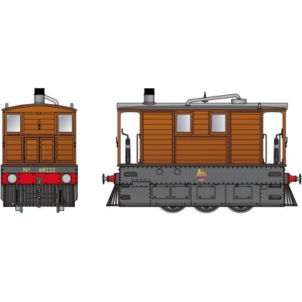 Rapido 916001 O Gauge LNER J70 0-6-0 Tram 68222 BR Early Crest With Side Skirts And Cowcatchers