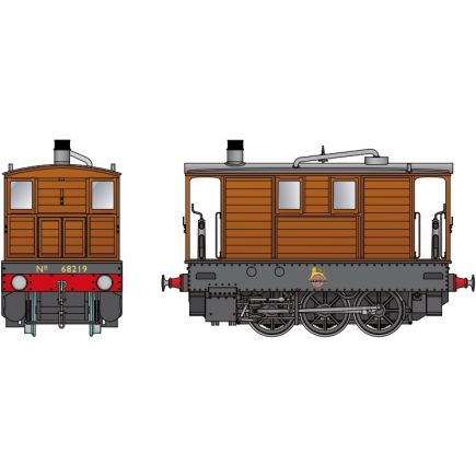 Rapido 916505 O Gauge LNER J70 0-6-0 Tram 68219 BR Early Crest Without Side Skirts And Cowcatchers DCC Sound Fitted