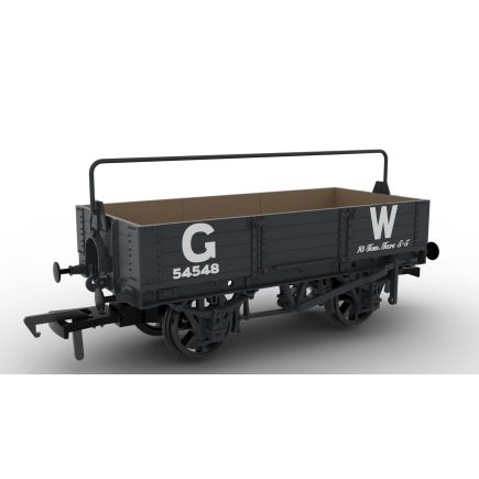Rapido 925015 OO Gauge GW Diagram O21 Four Plank Open Wagon 54548 23 Inch Numbers