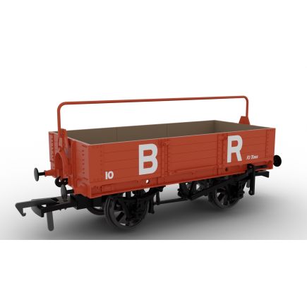 Rapido 925017 OO Gauge GW Diagram O21 Four Plank Open Wagon No.10 Barry Railway