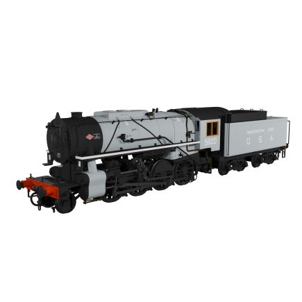 Rapido 926506 OO Gauge USATC S160 2-8-0 No.5820 'Big Jim' Grey As Preserved DCC Sound Fitted