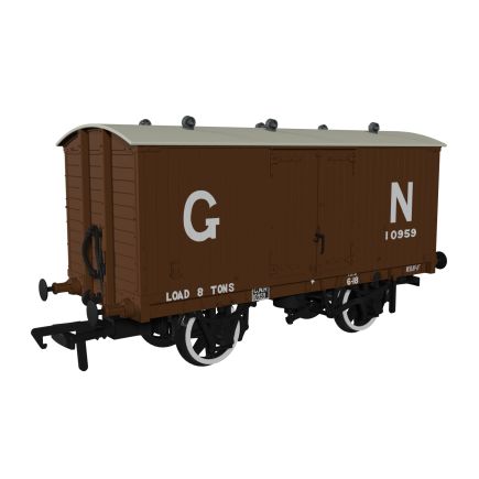 Rapido 930001 OO Gauge GNR 8 Ton Van GN Brown No.10959