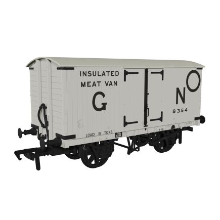 Rapido 930004 OO Gauge GNR 8 Ton Van GN White Insulated Meat No.8354