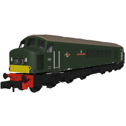 Rapido 948603 N Gauge Class 45 D63 'Royal Inniskilling Fusilier' BR Economy Green DCC Sound Fitted