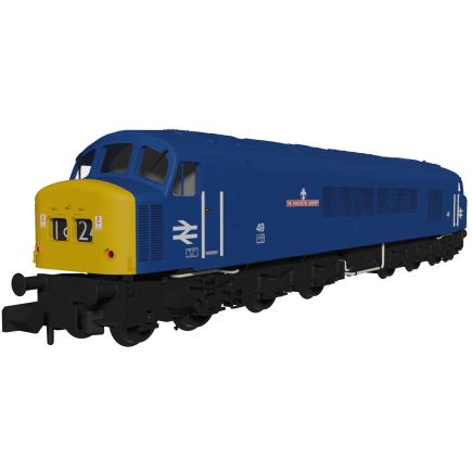 Rapido 948105 N Gauge Class 45 49 'The Manchester Regiment' BR Blue With Headcode Blinds