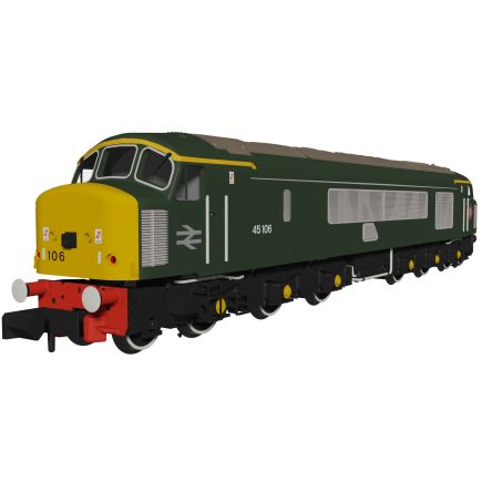 Rapido 948112 N Gauge Class 45 45106 Heritage BR Green With Sealed Beam & High Intensity Headlights