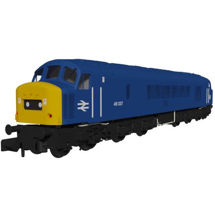 Rapido 948705 N Gauge Class 46 46037 BR Blue With Domino Headcodes DCC Sound Fitted