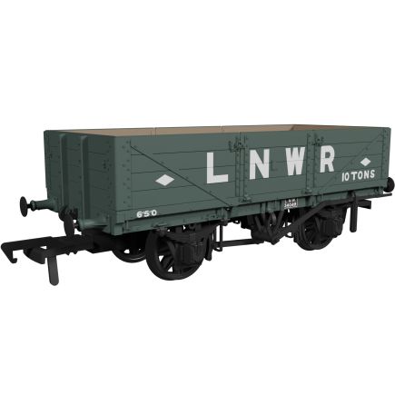 Rapido 950001 OO Gauge LNWR D84 4 Plank Open Wagon LNWR Grey With Diamonds No.34049