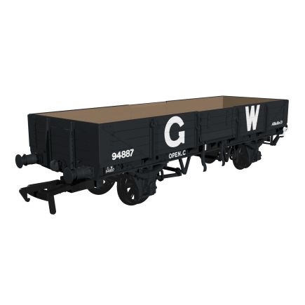 Rapido 964002 OO Gauge GW Diagram O19 Open C Tube Wagon GW Grey 94887