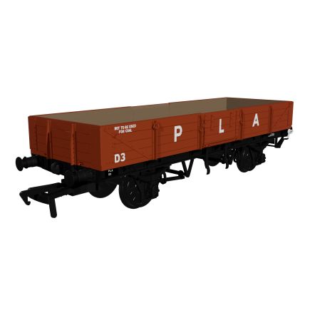 Rapido 964013 OO Gauge GW Diagram O19 Open C Tube Wagon PLA No.D3