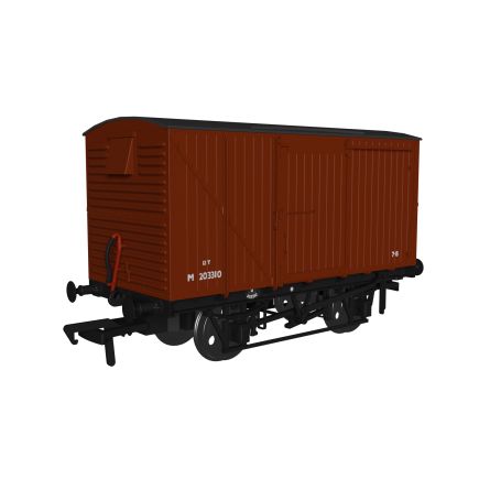 Rapido 970110 OO Gauge LMS Diagram 1832A 12 Ton Van BR Bauxite M203310