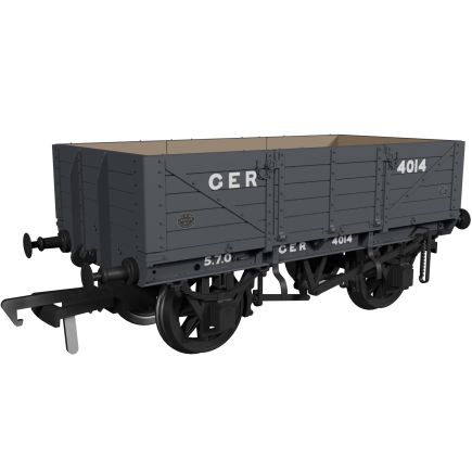 Rapido 972001 OO Gauge GER Diagram 17 5 Plank Wagon GER Grey No.4014