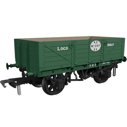 Rapido 972013 OO Gauge GER Diagram 17 5 Plank Wagon LNER Loco No.0197