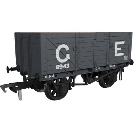 Rapido 973002 OO Gauge GER Diagram 48 7 Plank Wagon GER Grey No.8943