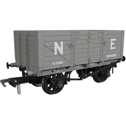 Rapido 973003 OO Gauge GER Diagram 48 7 Plank Wagon Pre 1936 LNER Grey No.609262