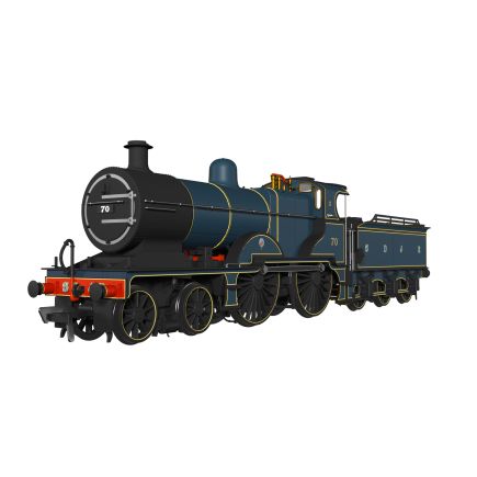 Rapido 974504 OO Gauge MR 483 4-4-0 70 SDJR Blue DCC Sound Fitted